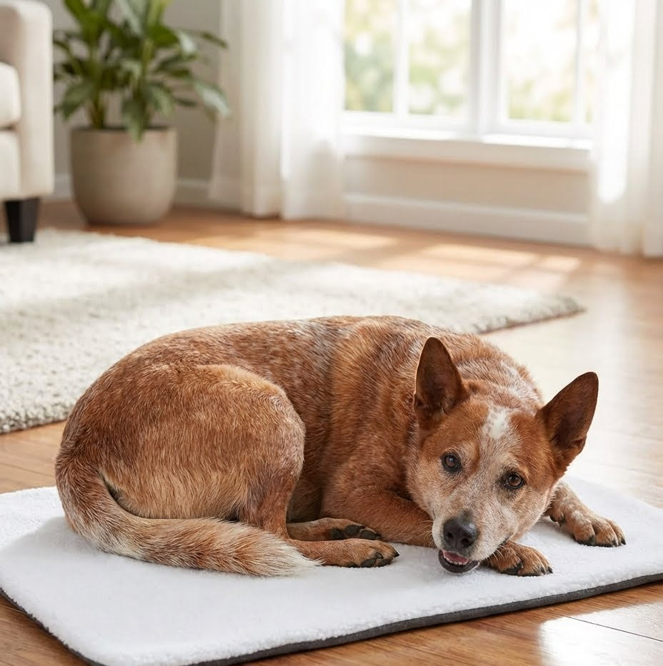 Selbstheizende Wärmematte / Wärmebett für Hunde - ohne Strom, kuschelig weich, waschbar V2