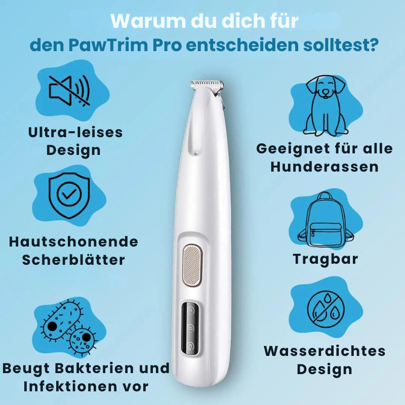 PawTrim Pro™ Pfotentrimmer - Schmerzfreie Pfotenpflege in Sekundenschnelle
