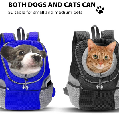 Hunde-Tragerucksack für kleine & mittelgroße Hunde bis max. 11 kg - super bequem & größenverstellbar