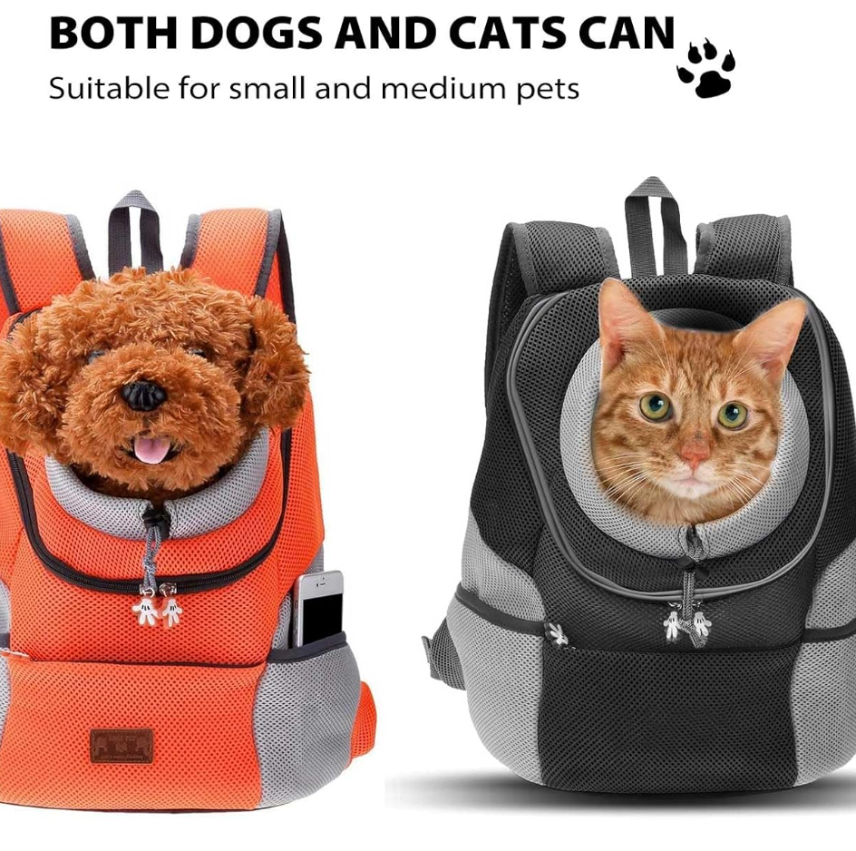 Hunde-Tragerucksack für kleine & mittelgroße Hunde bis max. 11 kg - super bequem & größenverstellbar