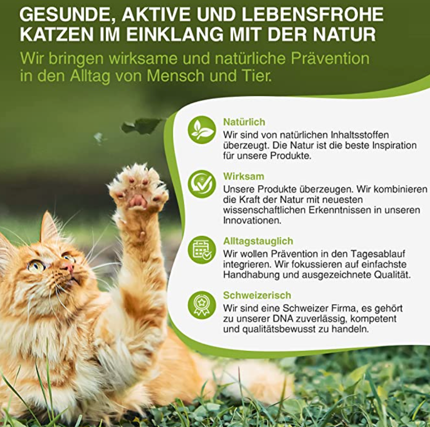 Katzenhalsband mit ätherischen Ölen - Anti Zecken & Flöhe Halsband für Katzen_6