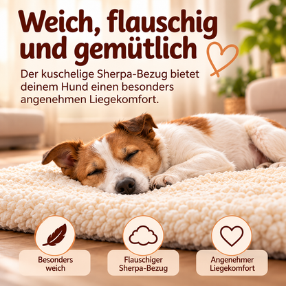 Selbstheizende Wärmematte / Wärmebett für Hunde - ohne Strom, kuschelig weich, waschbar V2