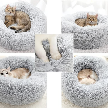 Kuscheliges Katzenbett "Wolke7" - das Original_grau_testieger