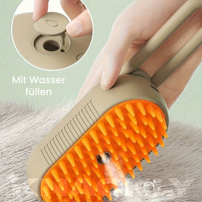 SteamBrush Pro™ - 3 in 1 Dampfbürste für Katzen