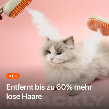SteamBrush Pro™ - 3 in 1 Dampfbürste für Katzen