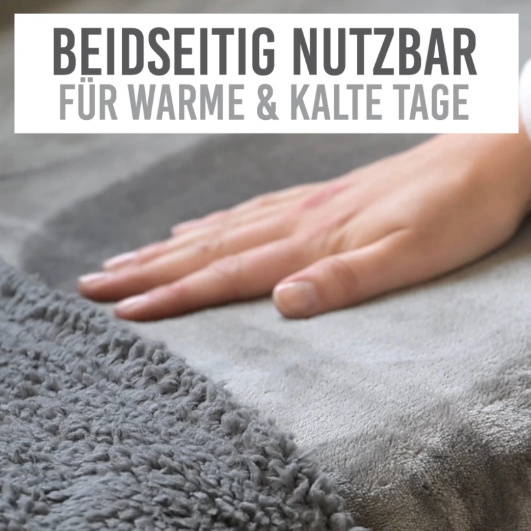 Wasserdichte Hundedecke / Möbelschoner - flauschig, waschbar,