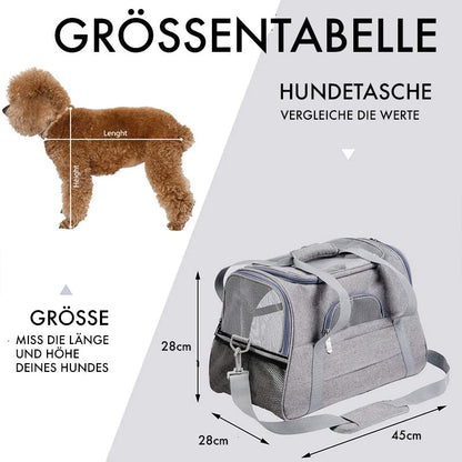 Stylische Hundetragetasche
