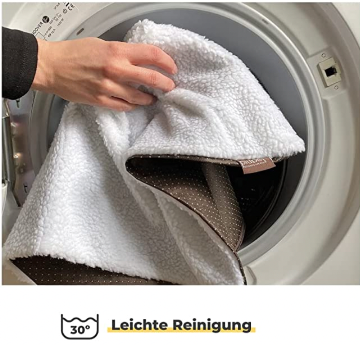 Selbstheizende Wärmematte / Wärmebett für Hunde - pflegeleicht, waschbar - L (78X60CM)
