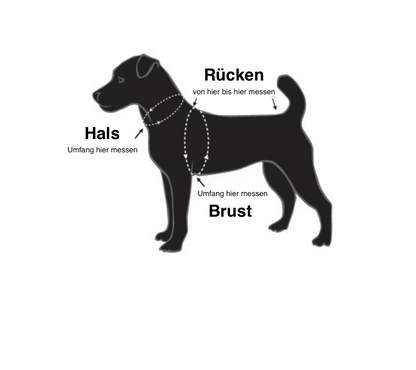 Allwetter Hundejacke mit Innenfutter und integriertem Geschirr
