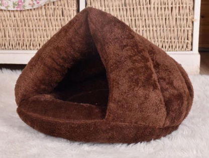 katzenbett höhle braun