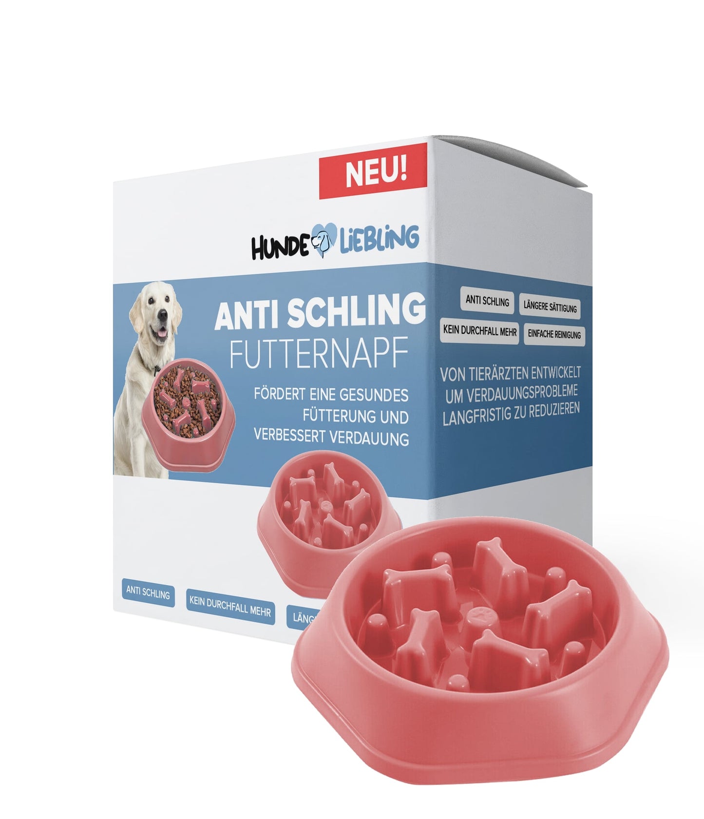 Deinlieblingstier orthopädischer Anti-Schling Futternapf