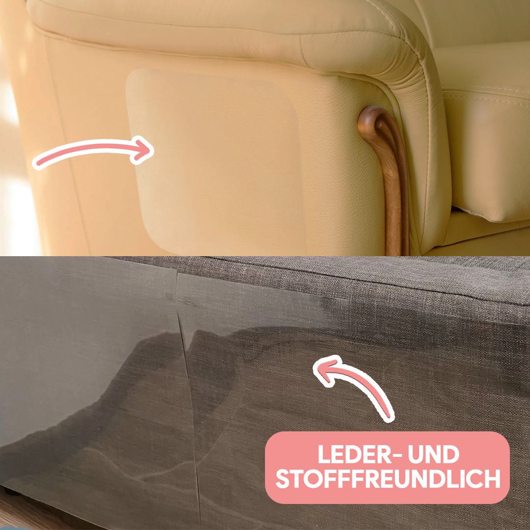 Transparenter Möbelschutz für Katzen