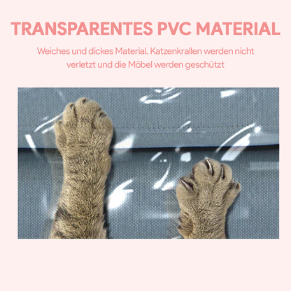 Transparenter Möbelschutz für Katzen