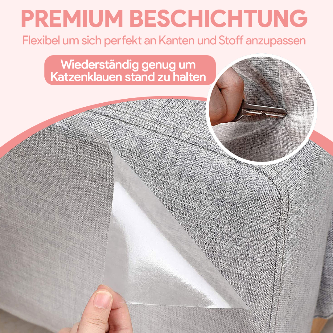 Transparenter Möbelschutz für Katzen