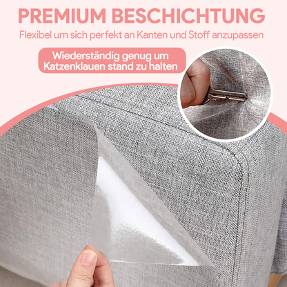 Transparenter Möbelschutz für Katzen