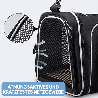 Stylische Hundetragetasche