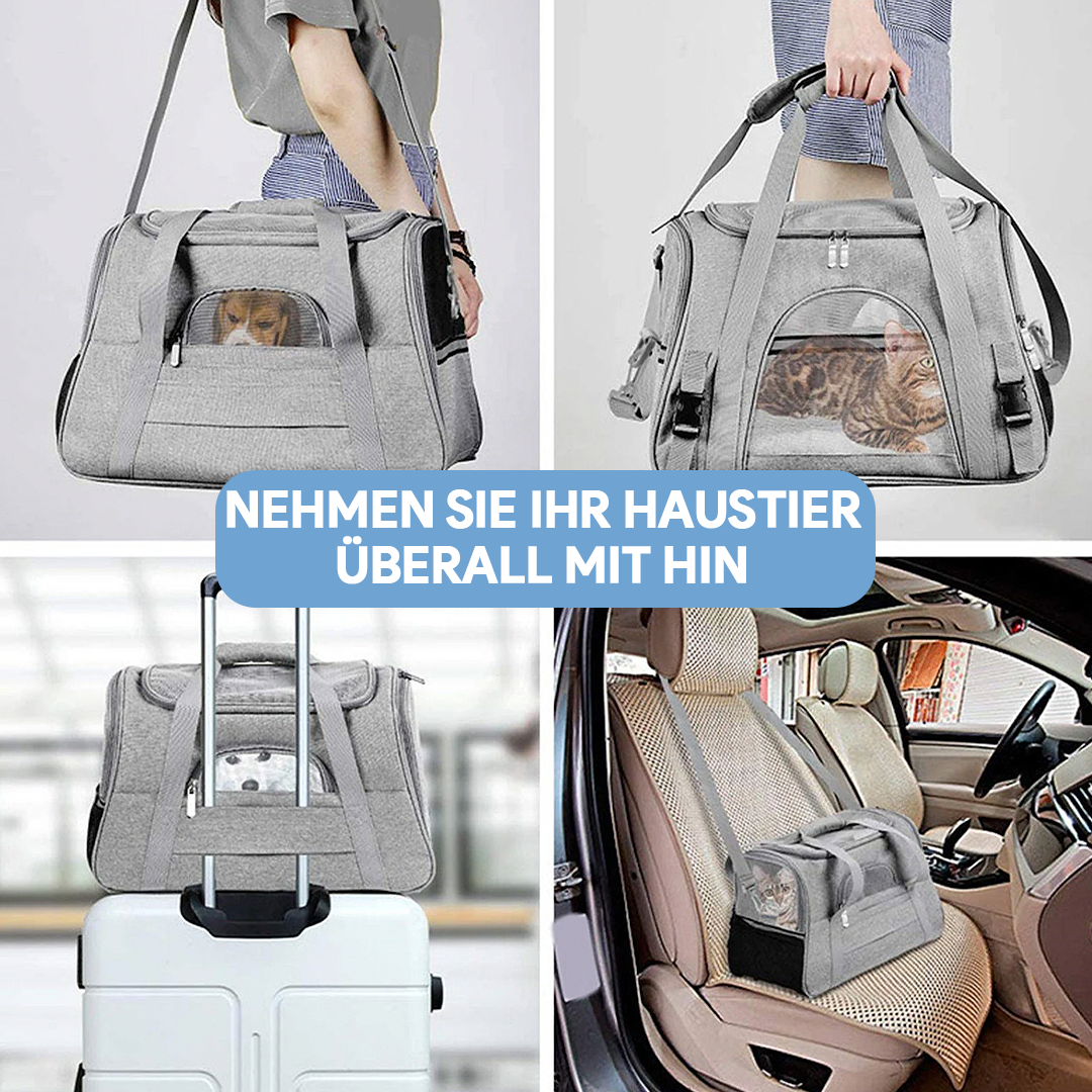 Stylische Hundetragetasche