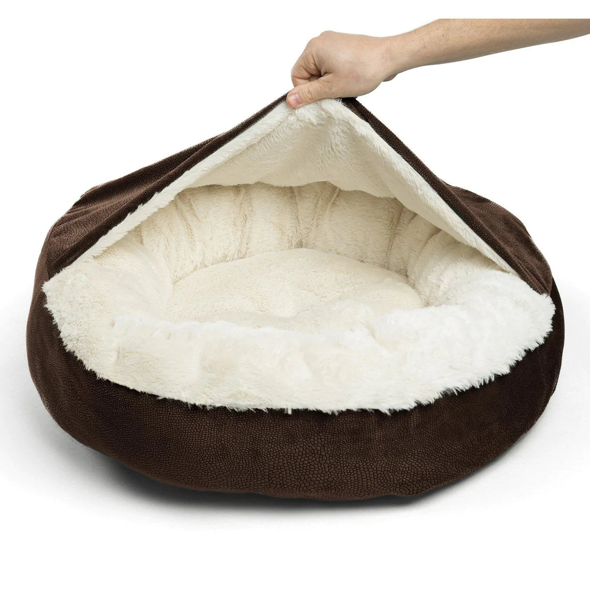 Flauschige Anti-Stress-Hundehöhle 