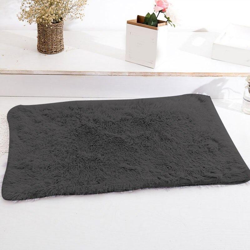 Flauschige Kuscheldecke "Samtpfote" - vielseitig, waschbar_dunkelgrau
