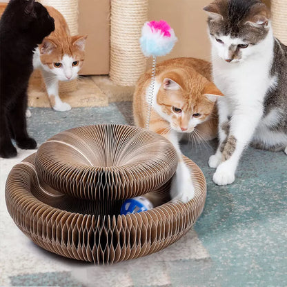 Deinlieblingstier Katzenspielzeug - Magisches Orgel Kratzbrett