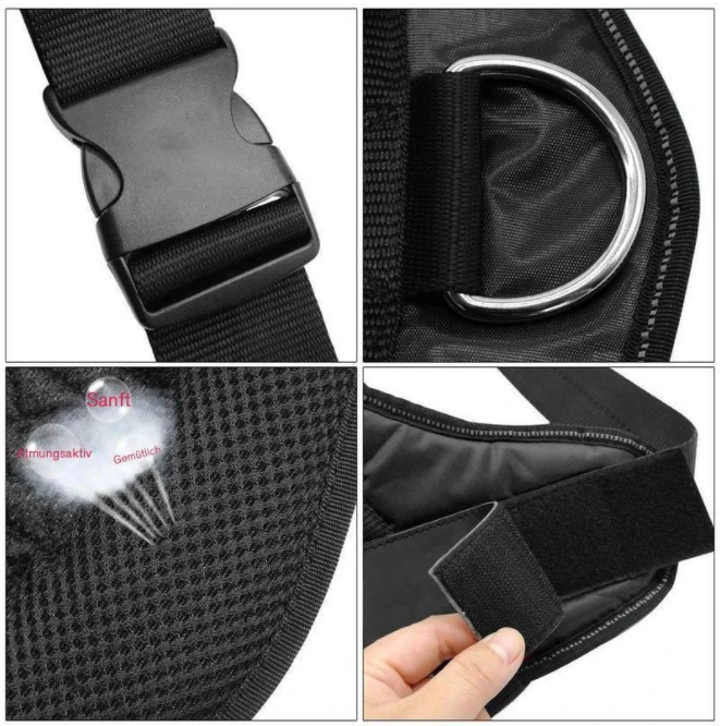 Flexy™ Power Hundegeschirr, strapazier- und anpassbar ausbruchsicher