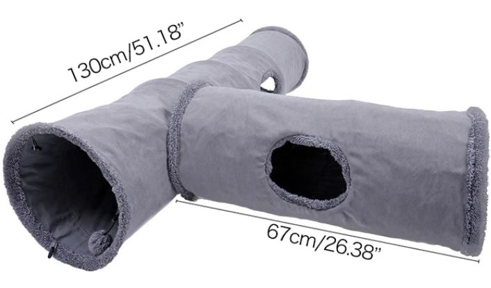 katzenspielzeug katzentunnel set
