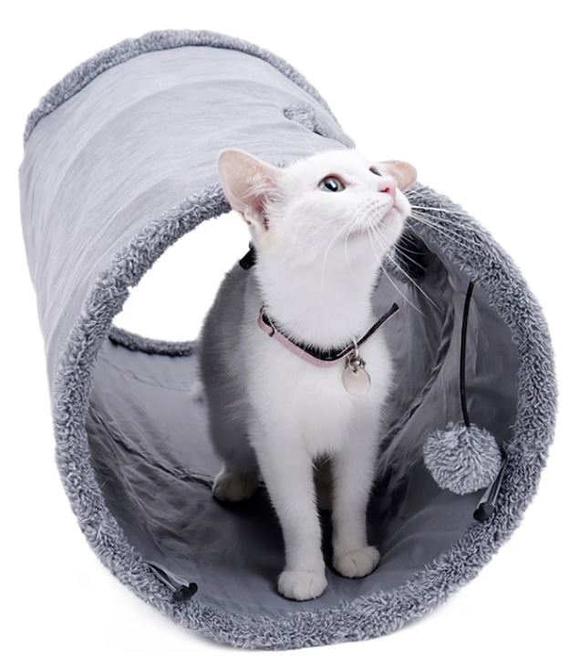 katzenspielzeug katzentunnel neu