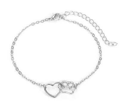 Deinlieblingstier - Pfote & Herz Armband