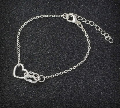 Deinlieblingstier - Pfote & Herz Armband