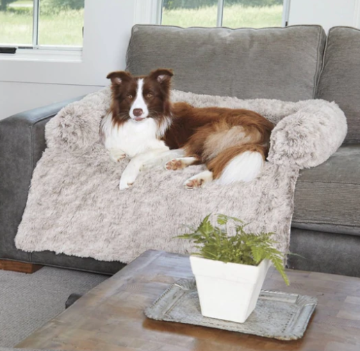 Kuscheliges Hunde-Sofabett "Wolkentraum" - Anti-Stress, wasserdicht, leicht waschbar_braun