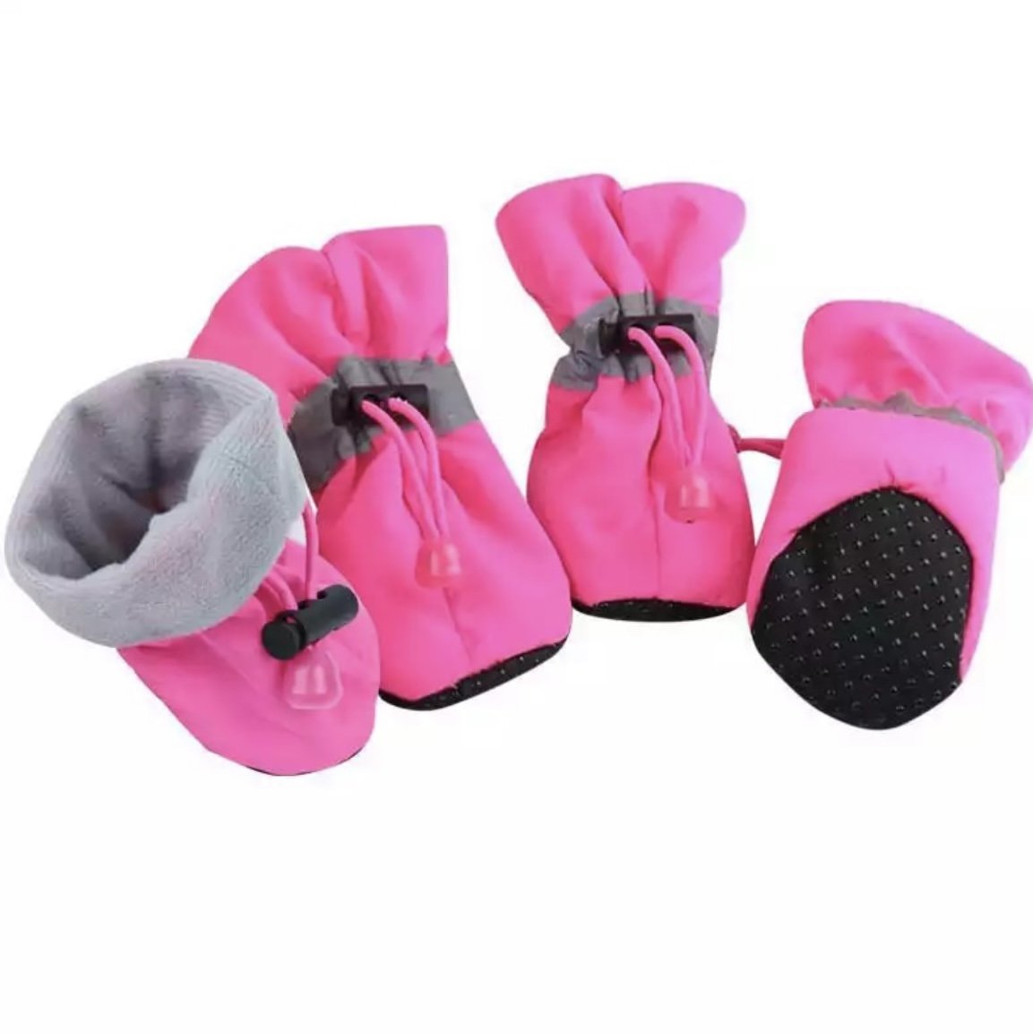 Hundeschuhe / Pfotenschutz mit Anti-Rutsch Sohle - wasserdichte Schneeschuhe für Hunde