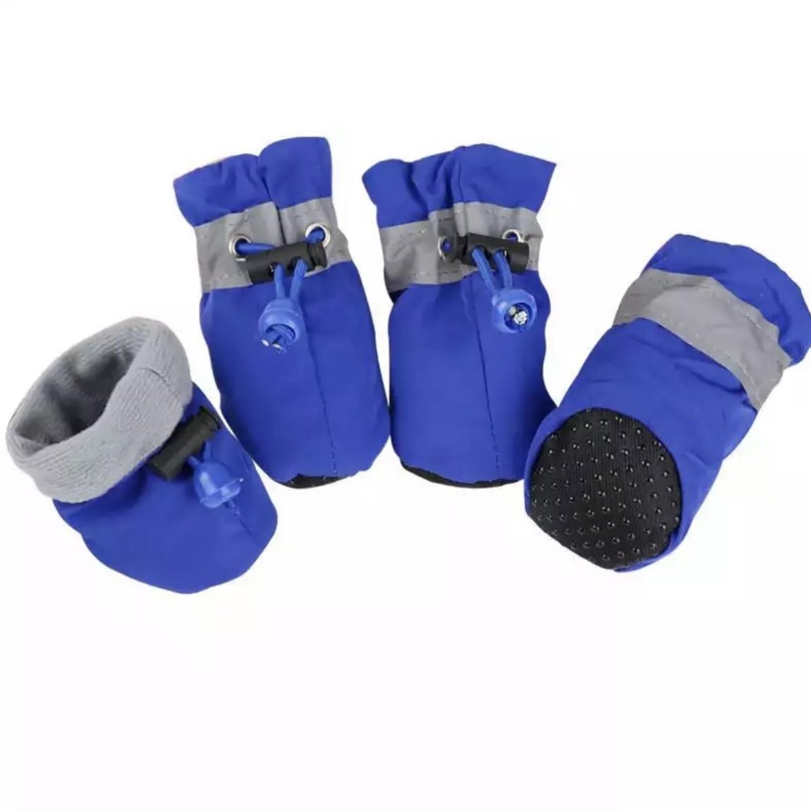 Hundeschuhe / Pfotenschutz mit Anti-Rutsch Sohle - wasserdichte Schneeschuhe für Hunde