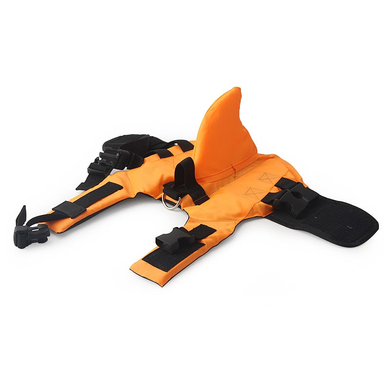 hunde schwimmweste orange