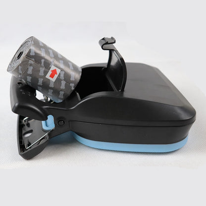 hundekot klipper blau mit müllbeutel