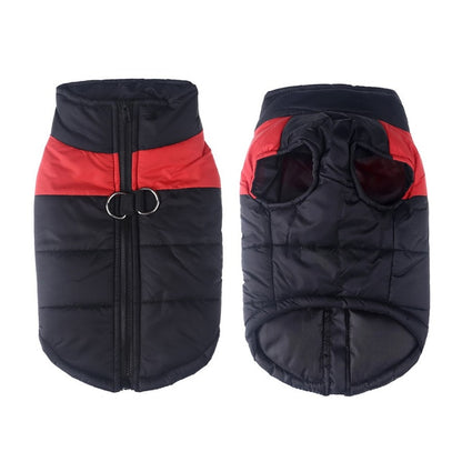 Winter-Hundejacke / Hundeweste / Hundemantel - wasserdicht, warm & weich_rot