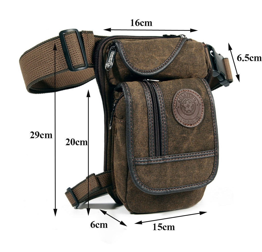 Beintasche fürs Reiten / beliebte Reittasche - Unisex, verstellbar, komfortabel_khaki_groß