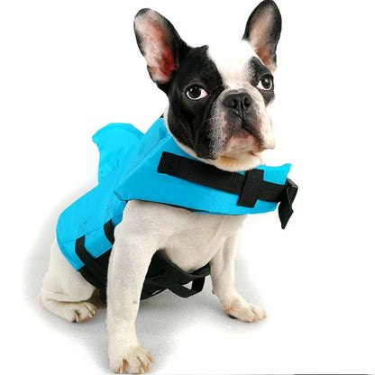 hunde schwimmweste blau